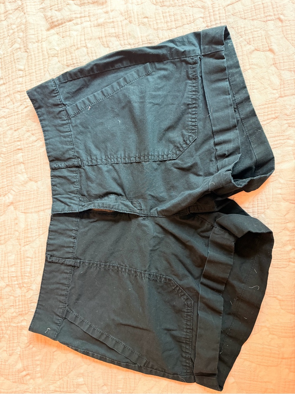 a.n.a Black High-Waist Cuffed Women's Shorts